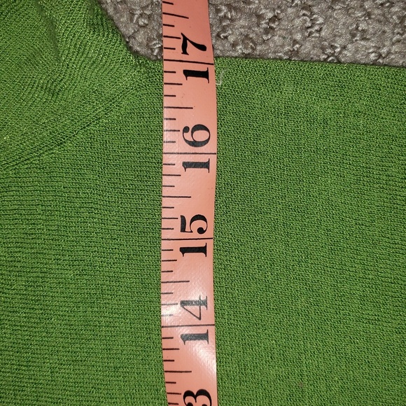 OAK + FORT Green Button-Up Short Sleeve Cardigan Small - Picture 7 of 9